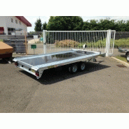 Remorque porte-engin trelgo - 2.5t - 4m - 2 essieux_2