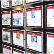 Signalétique sur câble à LED - Module porte-affiche A4 - Kit de 5 formats A4 verticaux - Réf CT7011_2