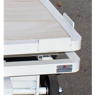 Base roulante tractable et ergonomique à plateau rotatif de 360° avec blocage à 180° idéale pour la manutention des palettes et bacs en flux internes_2