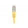 Dexlan cordon RJ45 catégorie 6A S/FTP jaune - 1 m - blindage optimal, débit 10 Gbps, norme ANSI/TIA 568_2