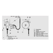 Équilibreur enrouleur 9200-9202 - câble polyuréthane - capacité 0,4 à 2,5 kg - course 1350 mm_2