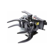 Grappin coupeur forestier - Couteau fixe en Hardox 400 - Compatible mini-pelle, tracteur et grue_2