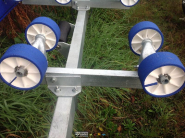 Porte bateau multi-rouleaux GALAXY - G380 - roues 10' - PTAC : 500Kg - 1 essieu - sans carte grise - Référence SW220_PKAYAK_1P_2
