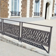 Barrière VENISE avec tôle décorative_2