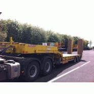 Remorque porte-engins CASTERA - Référence 6401 - 54T PTC, 3 essieux, rampes hydrauliques_2