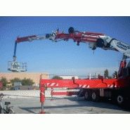 Grue auxiliaire industrielle avec pression de 310 bar