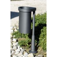 2273 000 - Poubelle publique Gilia - Neri - 33,5 L - Fonte, Acier, Aluminium_2