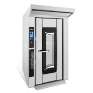 Four rotatif à gaz 18 Niveaux 600x800 - GAMME ROTORBAKE VISION T8V18 - pour boulangeries avec commandes tactiles et 250 programmes_2