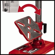 Perceuse à colonne TE-BD 550 E - 450W - Table de perçage inclinable - Réglage continu de la vitesse_2