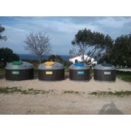 Semiq 1.5 - borne d'apport volontaire - elkoplast - volume 1.5m3_2