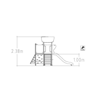 Structure multi- jeux 2 à 5 ans - Unimini Gerba - 8046715 - Hags_2