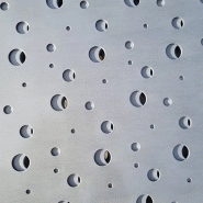 Tôles perforées - motif bulle de savon_2
