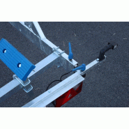 Porte-bateau Vlemmix avec rampes de feux amovibles et réglables