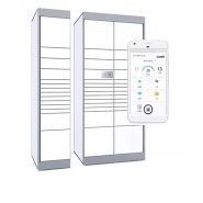 Cleveron 301 - Casiers à colis intelligents contrôlés par smartphone - Prise en charge de 1 à 100 colis par jour_2