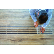 Barrettes de guidage EasyGuide - Kit de pose avec bandes auto-adhésives striées - Marque Romus_2