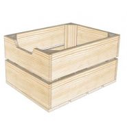 Bl2-pi27 - caisses en bois - simply à box - l36 x h20 x p27 cm