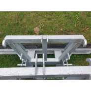 Racleur à lisier, raclette et rabot - Largeur 2,60 m - Attelage Euro/3 points - RA MET_2