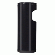 Cendrier tête amovible - corbeille à poser 0.15L/12.5L - Cendeo - acier poudré anti-UV_2