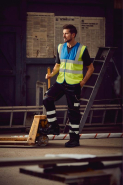 Gilet haute visibilité - Réf: YHVW100 - Polyester, bandes réfléchissantes et norme EN ISO20471:2013_2