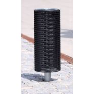 Nanuk - cendrier corbeille MMCité 1 a.S. - conception intelligente en bois, métal ou acier avec couvercle optionnel_2