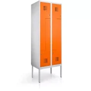 Vestiaire en L métallique  - 4 portes - 80 cm de largeur_2