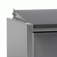 Vitrine à ingrédients réfrigérée avec capot - 8 x GN1/3 | Tefcold - GVC38-180 S/S_2