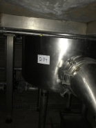 Cuve inox d'occasion 1 000 litres avec enveloppe, installation d'agitation et chauffage hermétique_80 - référence : c5184_2