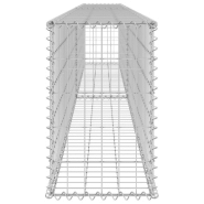 Vidaxl mur en gabion avec couvercles acier galvanisé 300x30x50 cm 147820_2