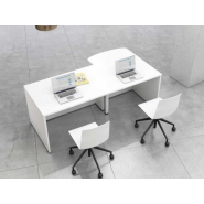 Banque d'accueil classique et fonctionnelle WELLO - Modules personnalisables et finitions modernes_2