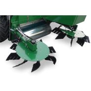 Récolteuse de fruits avec balais latéraux réglables