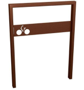 Appui vélos Milan - Hauteur hors sol 850mm - Structure acier 50x30mm - Vendus par lots de 3_2