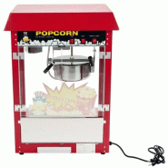 Machine à pop-corn professionnelle 1600W 8OZ 5 kg/h - Rouge_2