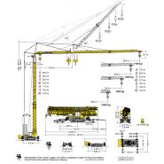 Grue sur chenille Liebherr 42 KR.1 pour chantiers nécessitant une grande mobilité