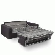 Canapé convertible Night Express 120 cm - Matelas 14 cm - Gris anthracite - Ouverture express_2