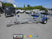 Porte-bateau pneumatique - SW265 - PTAC : 500Kg - 1 essieu - Référence D2413 - Patins_2