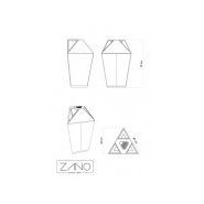 Poubelle publique IVO - Zano - hauteur 79 cm - avec ou sans cendrier - acier noir ou inoxydable_2