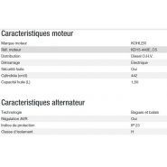 Diesel 6500 ta silence avr c5 groupe électrogène - kohler - puissance max (kw) 5.20_2