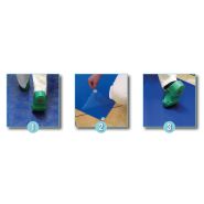 Tapis de décontamination - CBS Medical SRL - bactéricide et fongicide avec feuilles adhésives numérotées_2