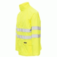 Veste de pluie haute visibilité - Hurricane Jacket orange fluo 02001S - bandes 3M et coutures thermo-soudées_2