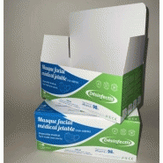 Boite pour masques en papier - carton blanc 300 gr/m² - impression quadri personnalisée_2