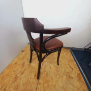 Chaise en bois Hutten d'occasion - style bistrot classique, robuste et intemporel - assise en bois ou rotin tressé_2