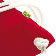 Sac publicitaire Gymsac bio Earthaware - Réf: W810 - 100% coton biologique, fermeture par gros cordon, marque Westford Mill_2