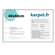 Tapis d'entrée personnalisé Karpet - 40x60 cm - Rebord 2,5 cm - Antidérapant et lavable en machine_2