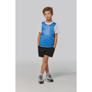 Chasuble en filet léger multisports enfant - 100% polyester - Réf: PA047 - Marque PROACT - Tailles 6/10 ans et 10/14 ans_2