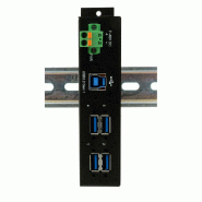 EXSYS EX-1185HMVS-2 Hub USB 3.2 Gen1 métal à 4 ports, protection de surtension 15KV ESD_2