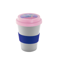 Mug thermos personnalisable - double paroi avec couvercle et poignée en silicone - 300 ml_2