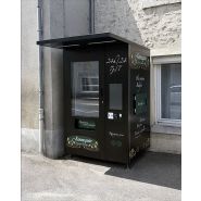 Distributeur automatique extérieur avec module de chauffe pour boucherie_2