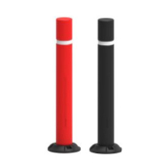 Platine d'ancrage pour bornes 20° - TOTAL / TOTAL + - STI Balisage routier - Polypropylène noir avec traitement anti UV_2