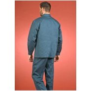 Veste retardateur de flamme réf. 610*pro - 100% coton traité FR - multipoches x4 - normes ISO 11611 & 11612_2