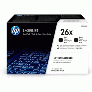 26X LaserJet, lot de 2 cartouches de toner grande capacité authentiques, noir_2